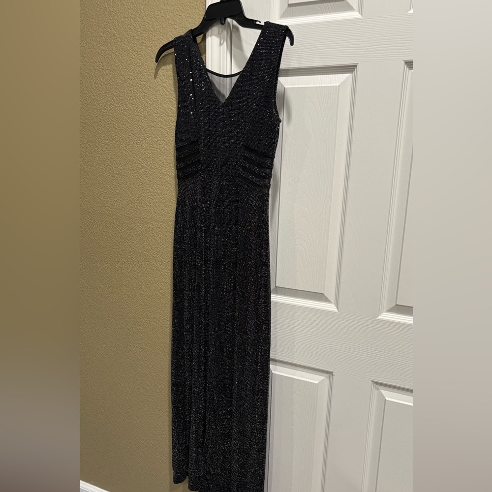 Alexa B Elegant Black Evening Dress size 4 - Picture 4 of 7